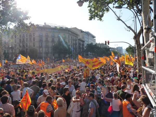 Imatges de la manifestació del milió i mig