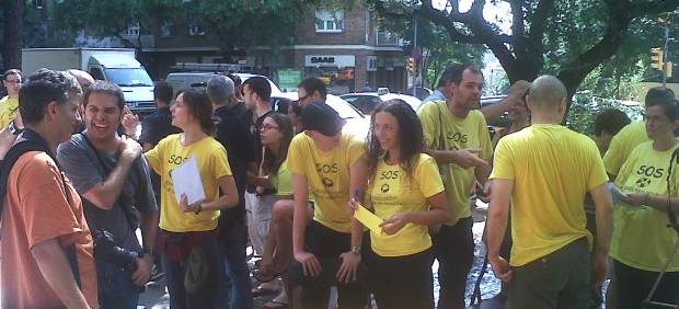 Substituts i interins protesten contra l'ERO encobert a més de 3.000 docents acomiadats i contra la privatització de l'escola pública