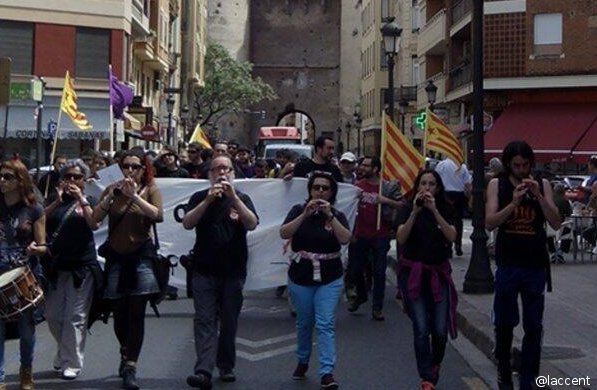 Primers actes de la diada del 25 d'abril