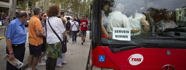 Els treballadors de TMB es tornen a mobilitzar en defensa d'un company