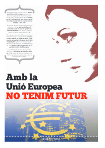 Publicació de campanya “Amb la UE no tenim futur”