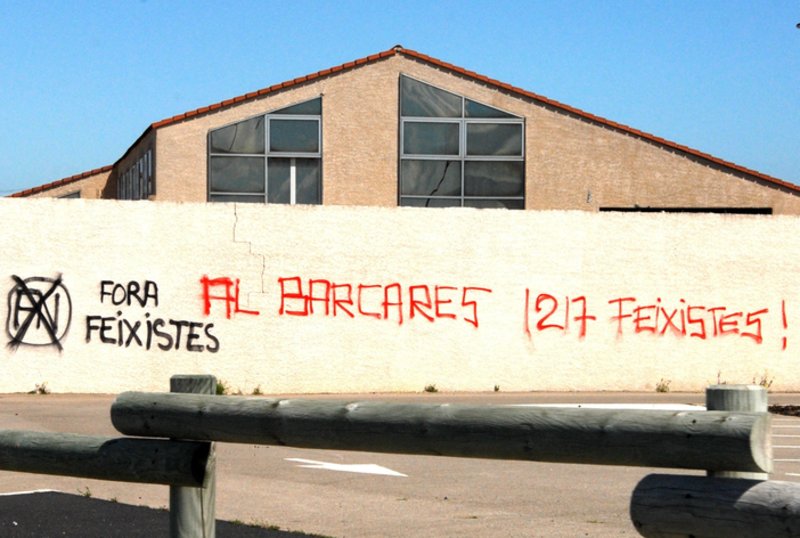 Accions contra Le Pen al Rosselló