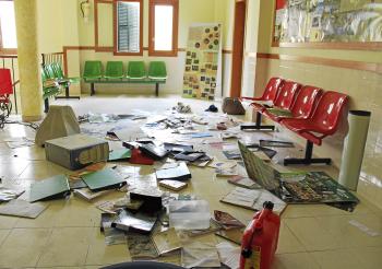 Saqueig a la seu del col·lectiu ecologista Gadma