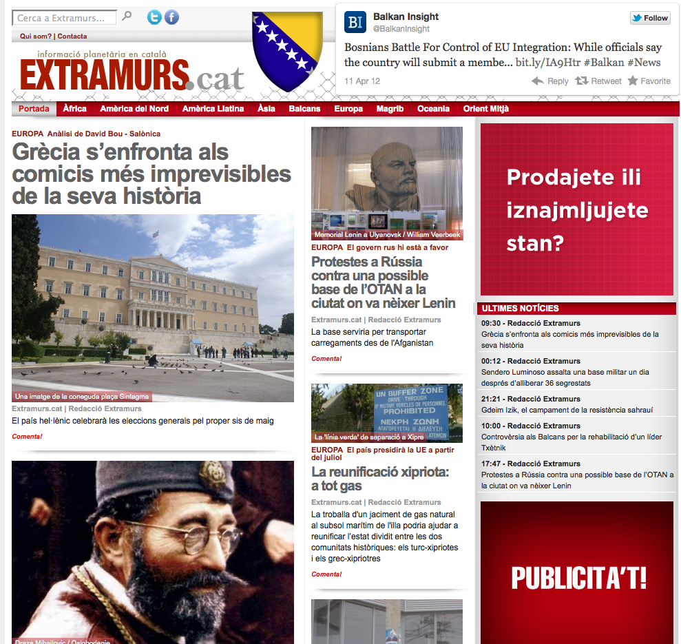 'A Extramurs volem escriure des del coneixement d'un territori i des de l'honestedat'