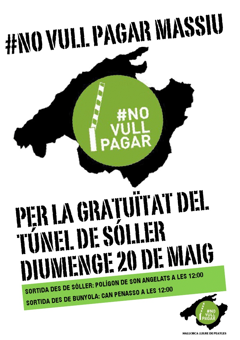 El #novullpagar arriba amb força a Mallorca