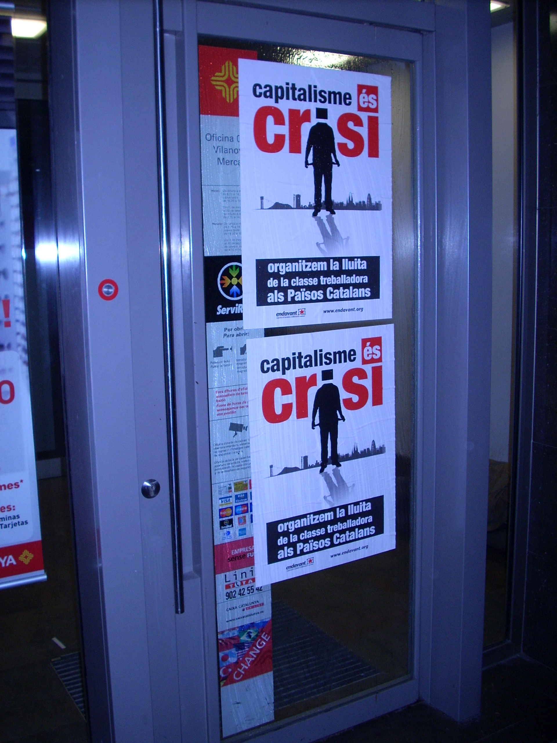 Encartellada a Vilanova i la Geltrú Encartellada a Vilanova i la Geltrú