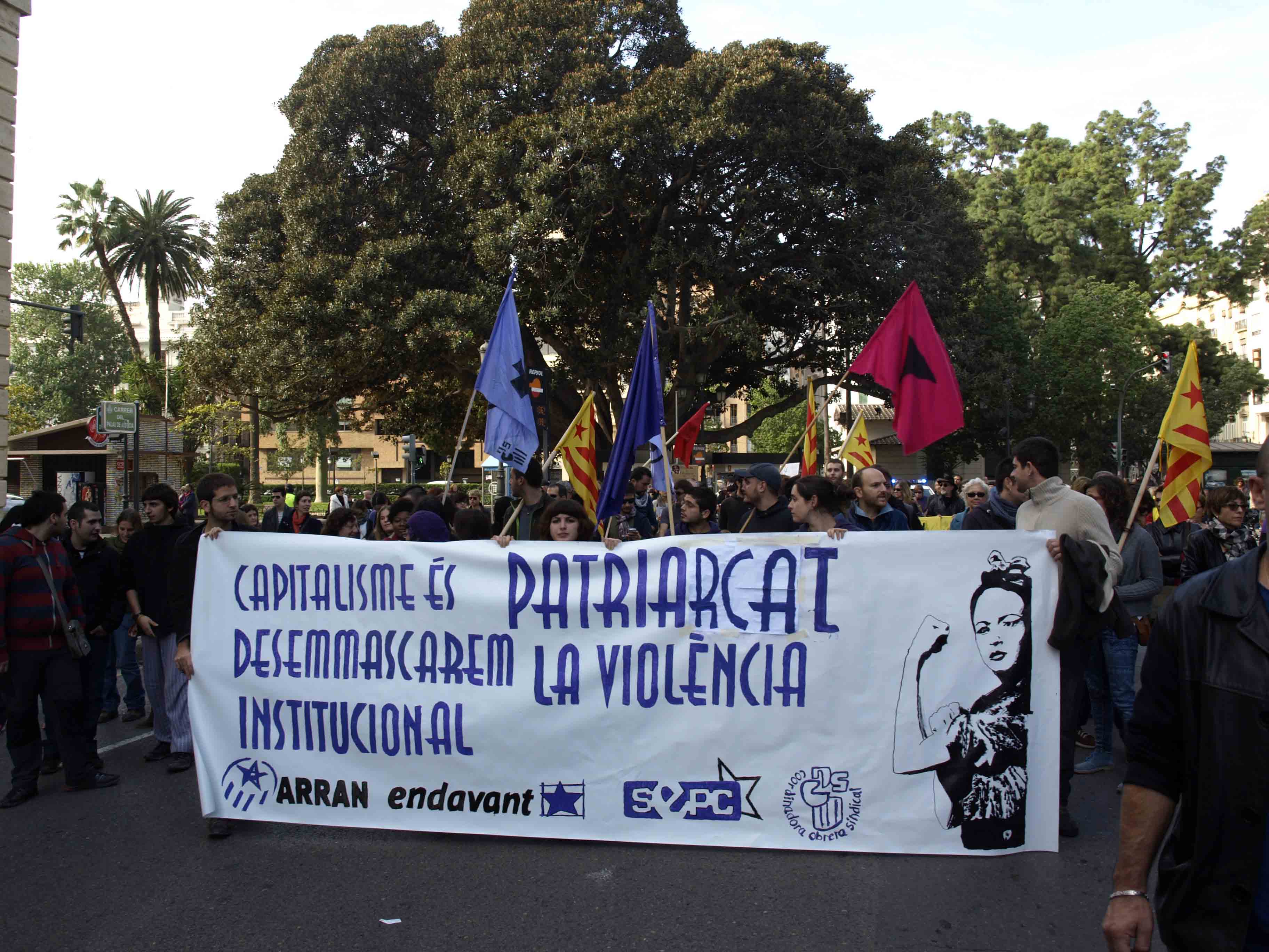 Mobilitzacions arreu dels Països Catalans pel dia  contra la violència de gènere