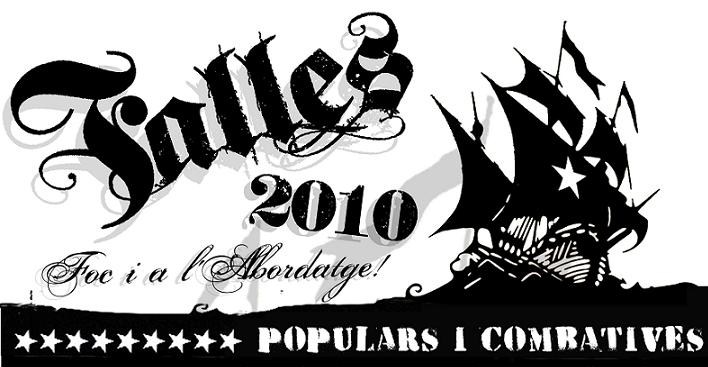 Les 'albaes' fan el tret d'eixida de les Falles Populars i Combatives de 2010