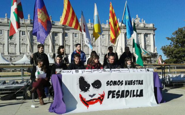 Arran se suma a un manifest internacional de joves contra la Constitució espanyola