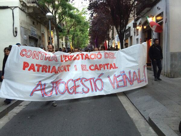 Primeres mobilitzacions la vespra de l'1 de maig