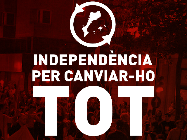 “Ara i aquí cal una proposta de canvi profund adreçada al conjunt d'un poble que ha iniciat el camí de l'autodeterminació”