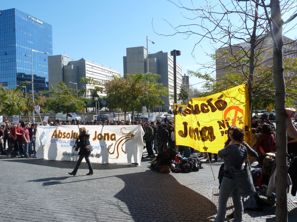 En Jona nega la seva participació en els aldarulls durant el judici