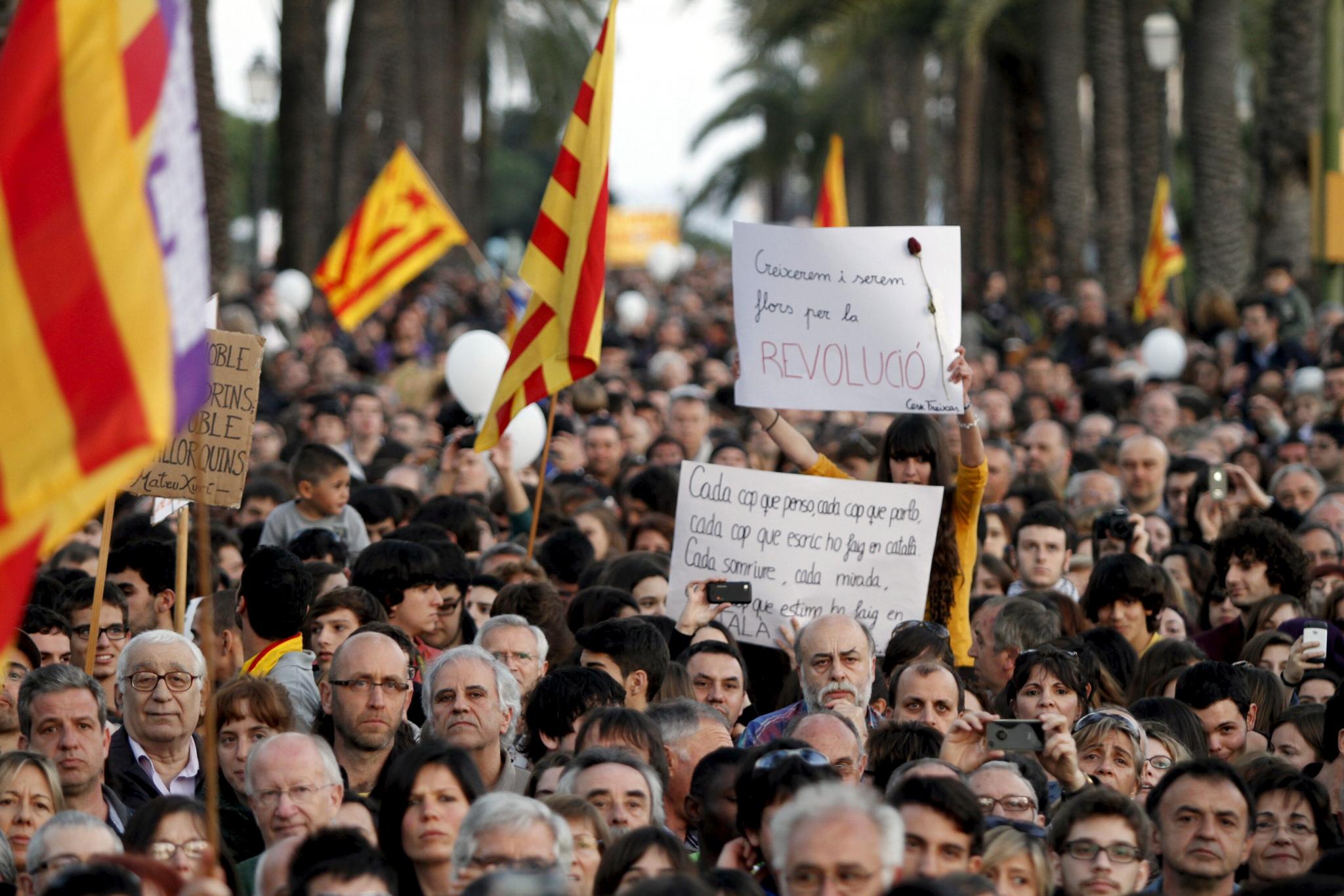 A Mallorca, pel català i pels drets socials, l'independentisme creix sense renúncies