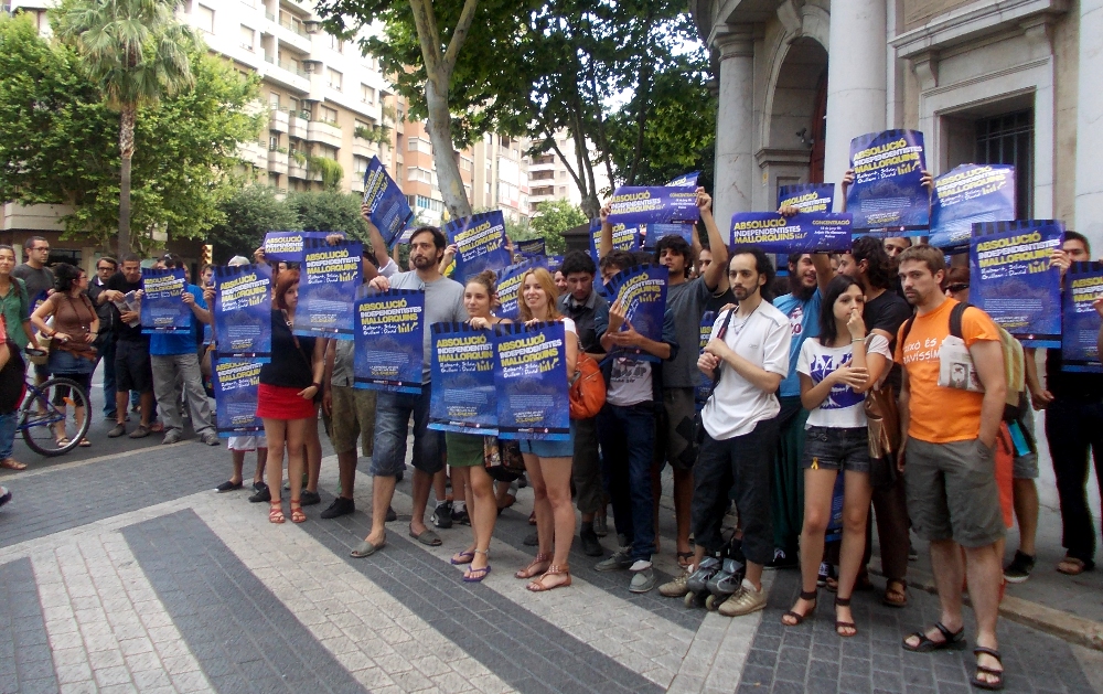 Recta final de la causa contra els quatre independentistes mallorquins