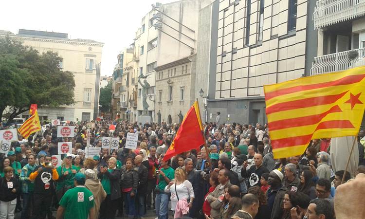 1.500 persones en defensa dels serveis públics a Mataró