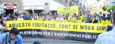 Reflexions després d'una setmana de mobilitzacions per l'educació pública