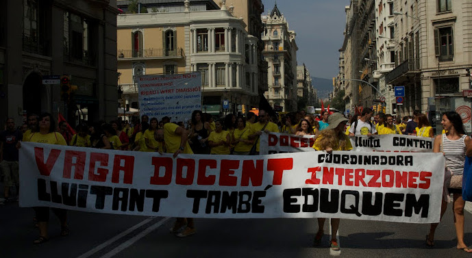 La vaga de l'ensenyament públic a l'inici de curs posa sobre la taula les retallades de Rigau