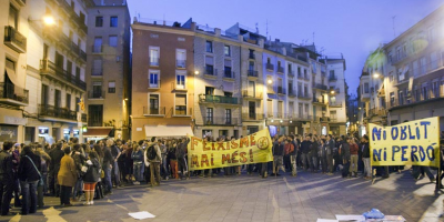 Brutal atac feixista a Manresa i resposta a difererents ciutats principatines