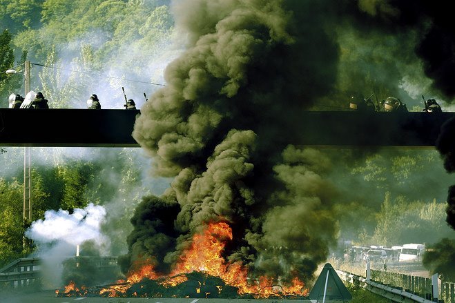 La Guàrdia civil ha estat desbordada per la lluita a les conques mineres