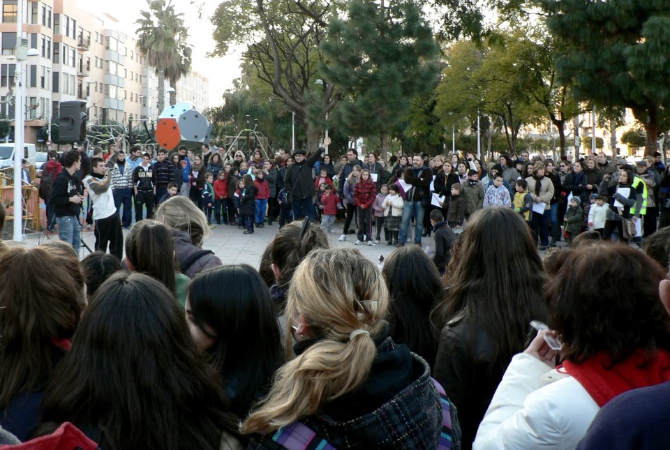 Mobilització a Montcada contra les retallades socials