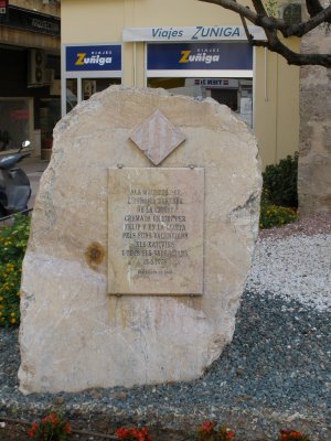 Ataquen el monument als Maulets a Xàtiva