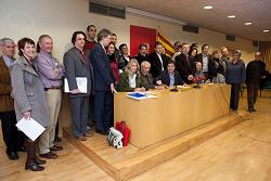 L'alcaldessa de Bergara es mostra “molt sorpresa de veure la quanitat de gent mobilitzada per la consulta”