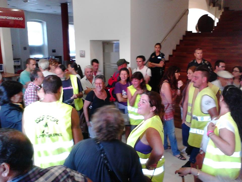 El Parke torna a la càrrega per salvar el conveni de neteja i vint llocs de treball