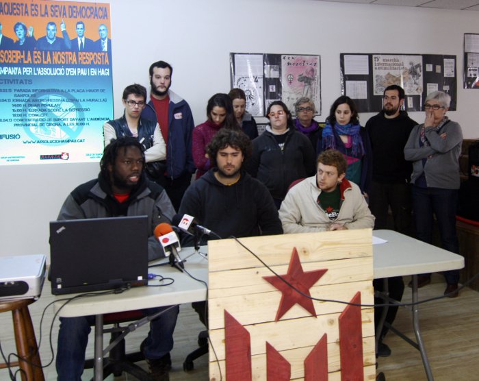 Judici als banyolins Hagi i Pau: 'Si aquesta és la seva democràcia, desobeir-la és la nostra resposta'