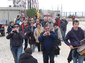 Marxa a peu contra el tancament de TV3 al País Valencià