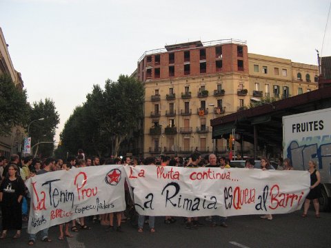 De Gran Via 550 a Gran Via 454, i nou desallotjament de La Rimaia