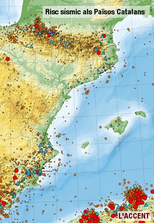 risc sísmic Països Catalans