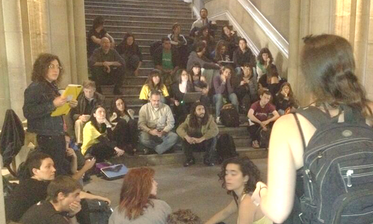 El rector autoritza el desallotjament de l'Edifici Històric de la UB