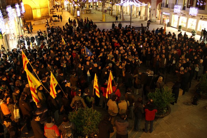 Les imatges de les mobilitzacions en defensa del català a l'escola