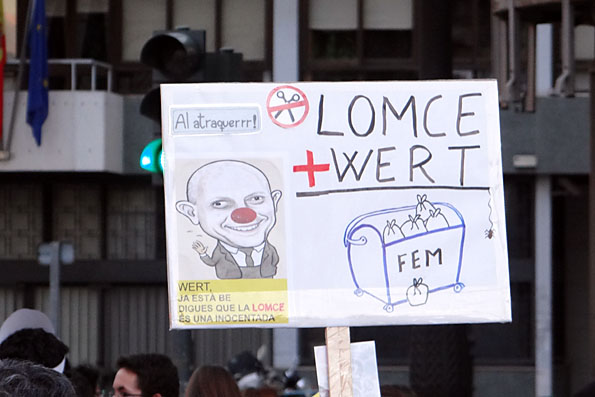 Milers de treballadors i estudiants tornen a mobilitzar-se en defensa de l'ensenyament públic