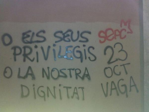 Vaga d'estudiants al País Valencià