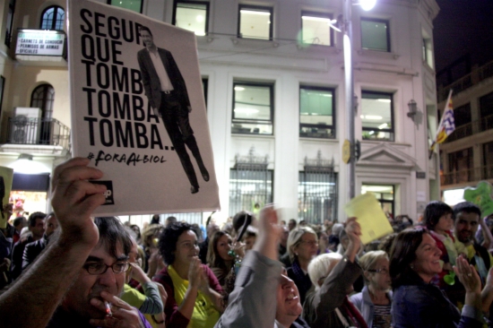 Badalona canta L'estaca a la Plaça de la Vila