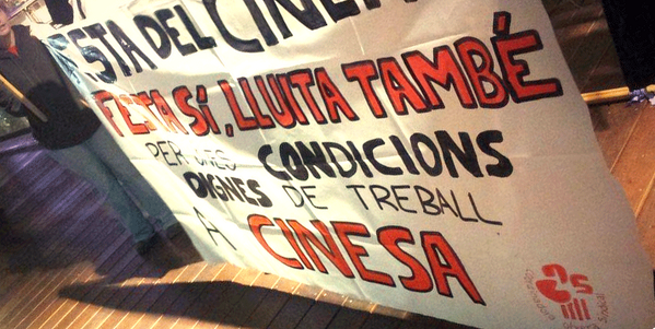 La COS, contra la precarització a Cinesa