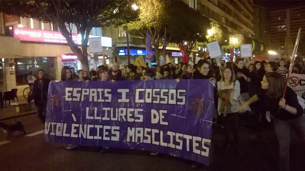 Mobilitzacions arreu dels Països Catalans contra la violència masclista #25N