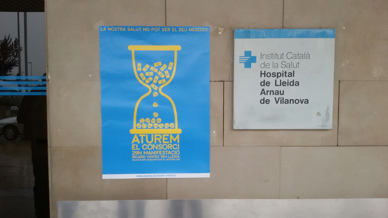 La lluita per la sanitat pública a Ponent convoca una gran manifestació aquest dissabte