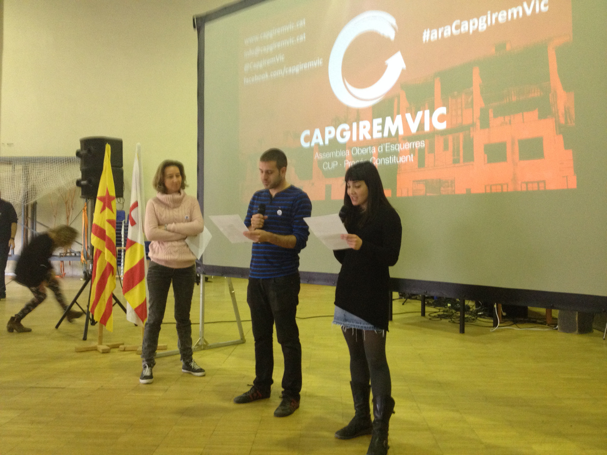 Es presenta la candidatura municipalista Capgirem Vic