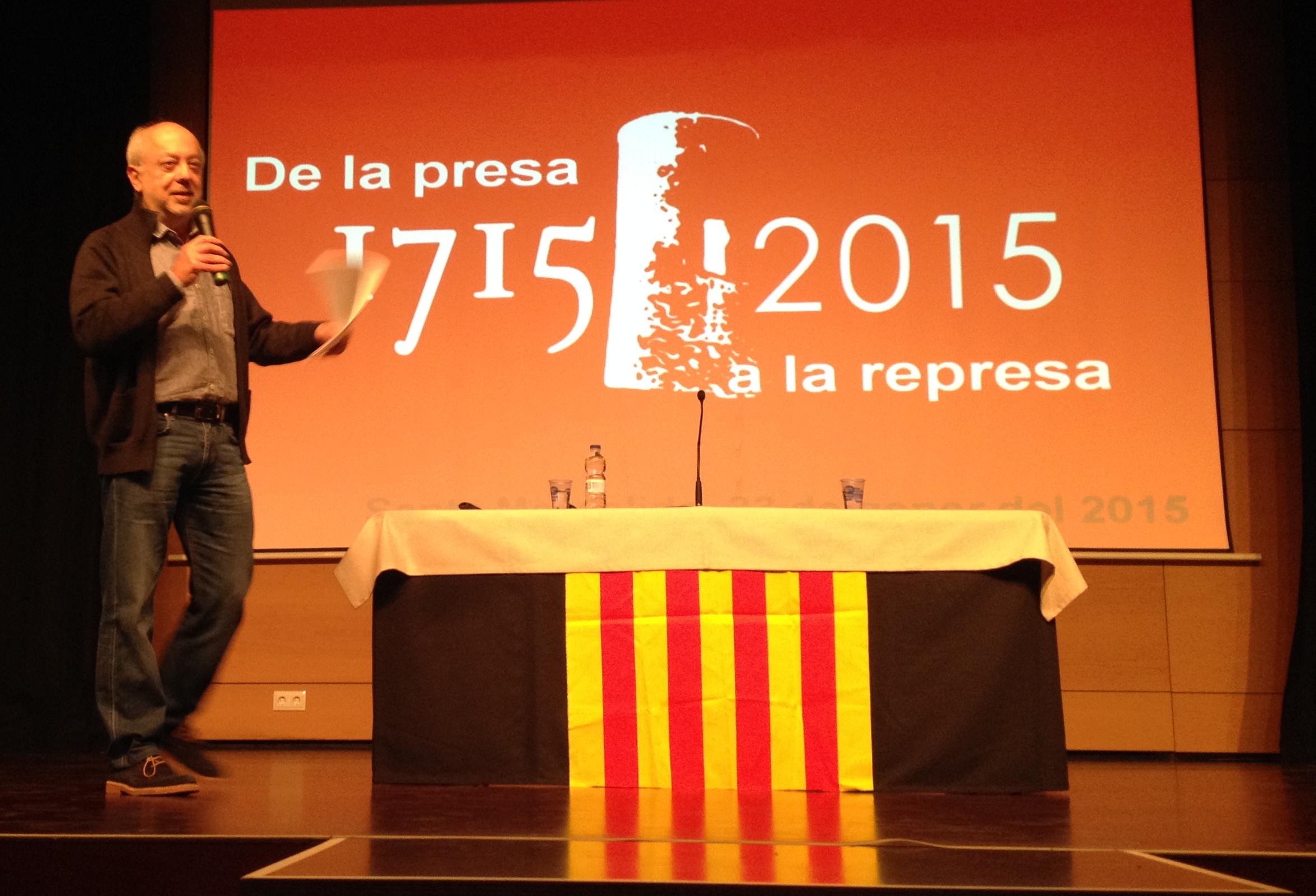 “La Nova Planta representa el tret de sortida de la submissió i l'esquarterament nacional”