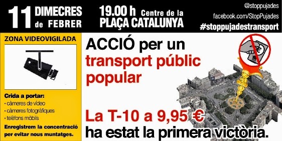 Stop Pujades de Transport torna al carrer després de les sancions