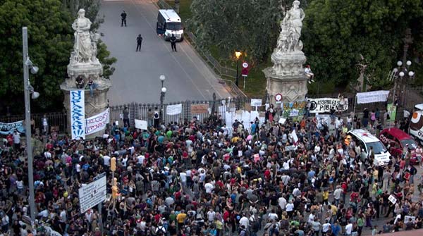 Càstig judicial contra els moviments populars de protesta