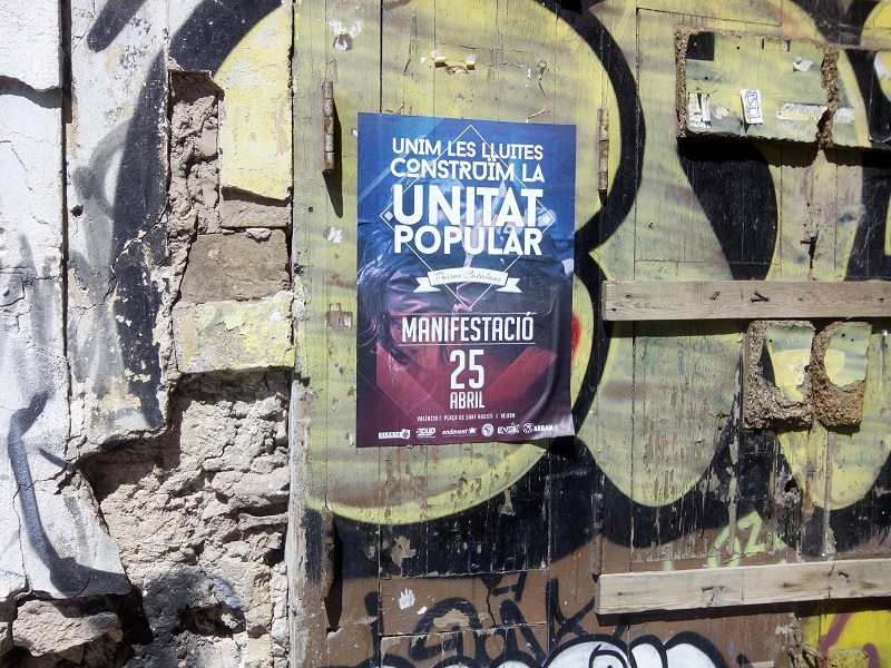 25 d'Abril: l'esquerra independentista crida a unir les lluites per construir el futur