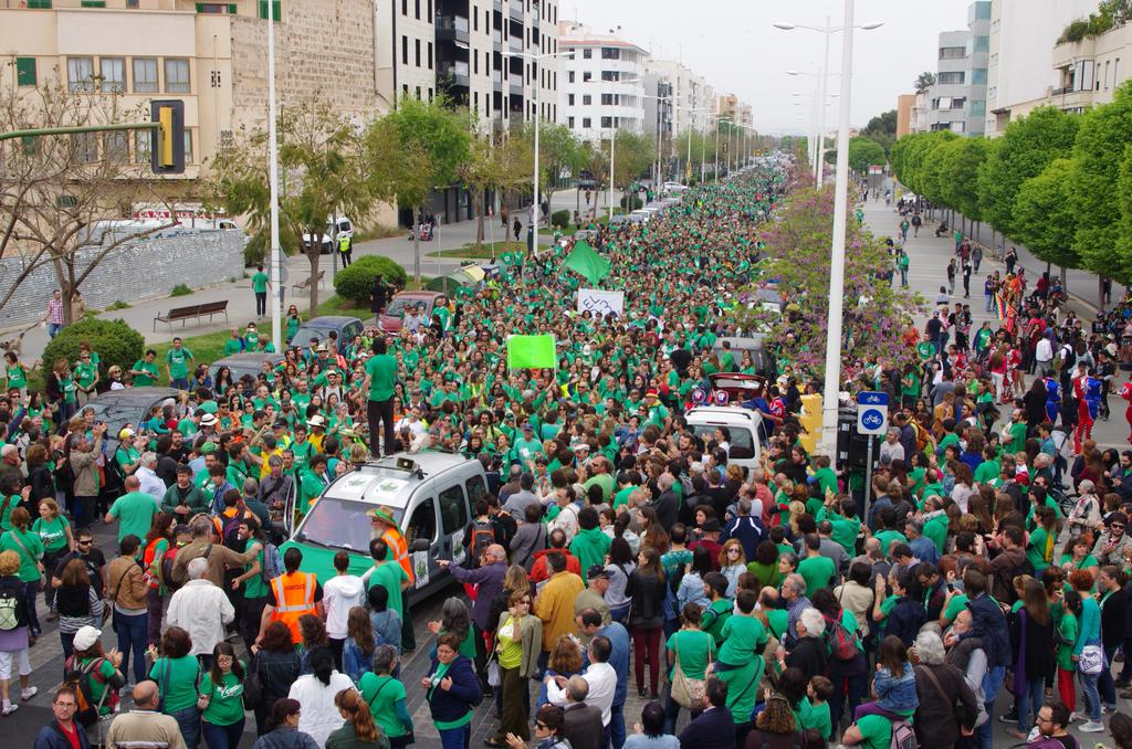 Mobilitzacions a Mallorca en defensa de la llengua i l'ensenyament públic
