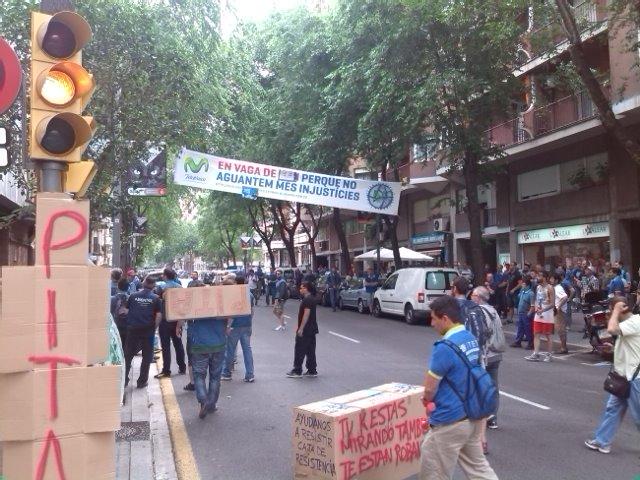 Pols jurídic entre Telefónica i els comitès de vaga