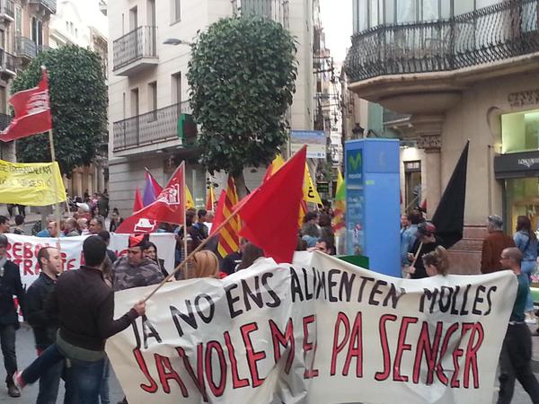 1 de maig de 2015 // Les mobilitzacions del 30 d'abril