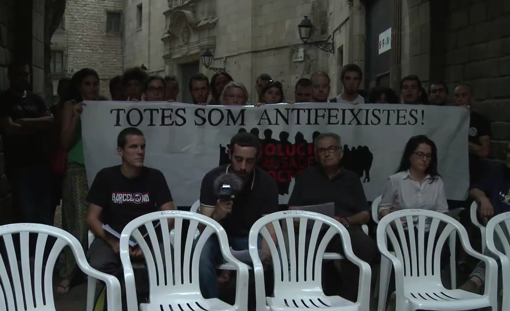 Els sis antifeixistes encausats pels fets del 12 d'octubre de 2013 inicien una campanya de difusió del cas