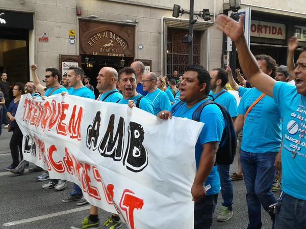 Els vaguistes de Movistar deslegitimen el pacte entre patronal, UGT i CCOO