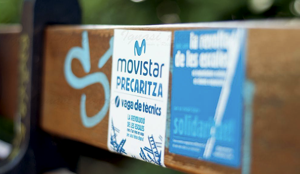 #ResistènciaMovistar: la lluita al carrer és sempre el primer graó